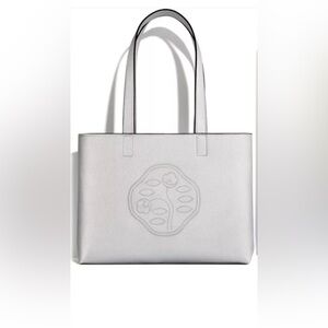 Shiseido silver tote